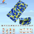 LSB-0218 Ningbo Lingshang 100% Polyester multifunktionale nahtlose Outdoor Hals Schlauch benutzerdefinierte Bandana